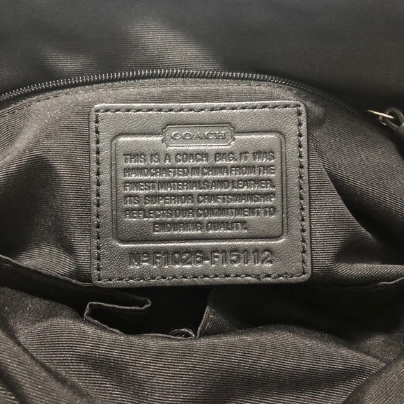 Coach Monogram Shoulder Tote Bag - Picture 10 of 14